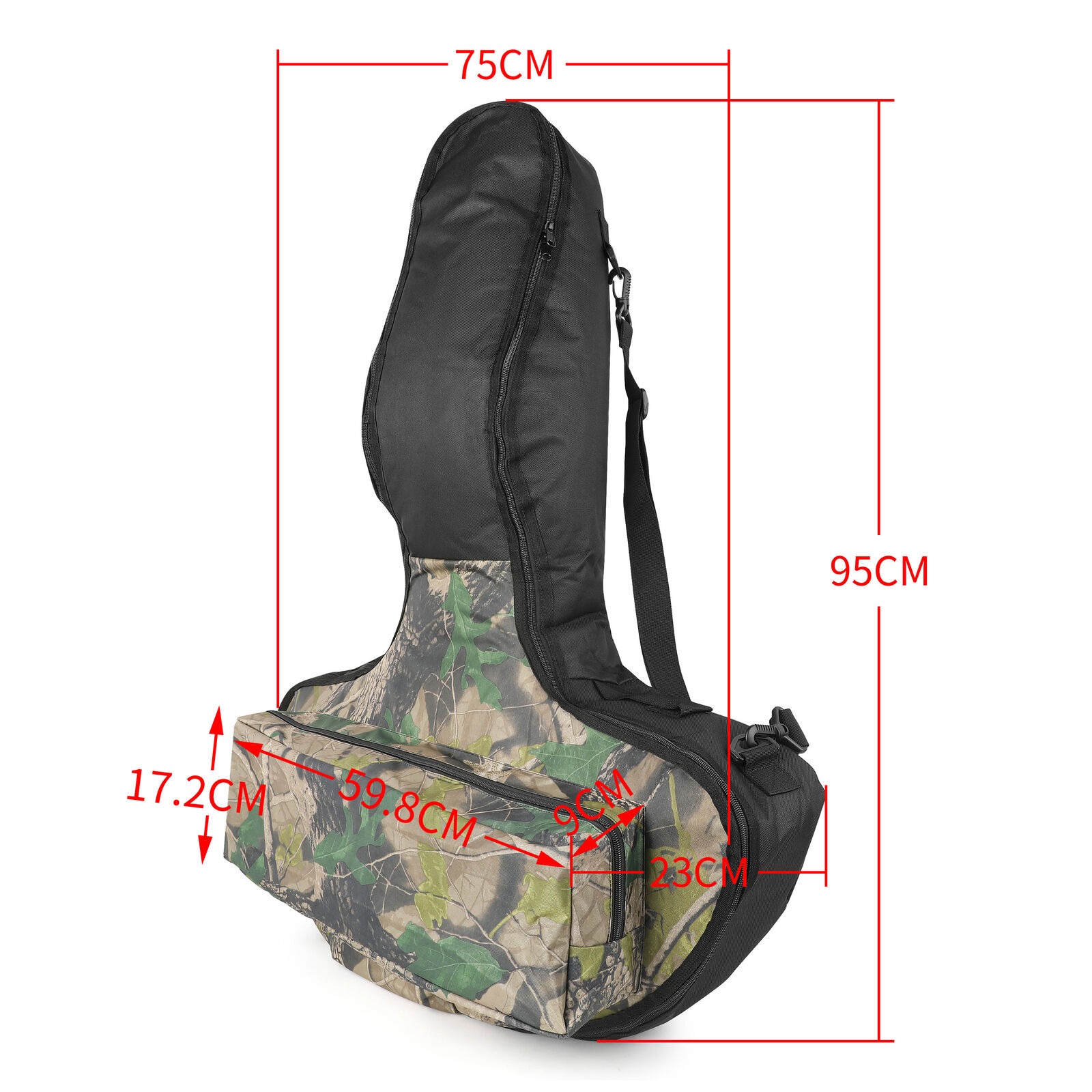 38" Crossbow Bow Bag T Shape Backpack Case Straps Archery Storage Hunting Target